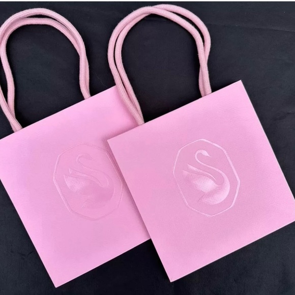 New! Swarovski Paper Gift bags set x 2 - Picture 1 of 2